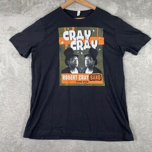 Robert Cray Band Shirt Mens XL Black 2019 Tour Concert Blues Music Bella Canvas
